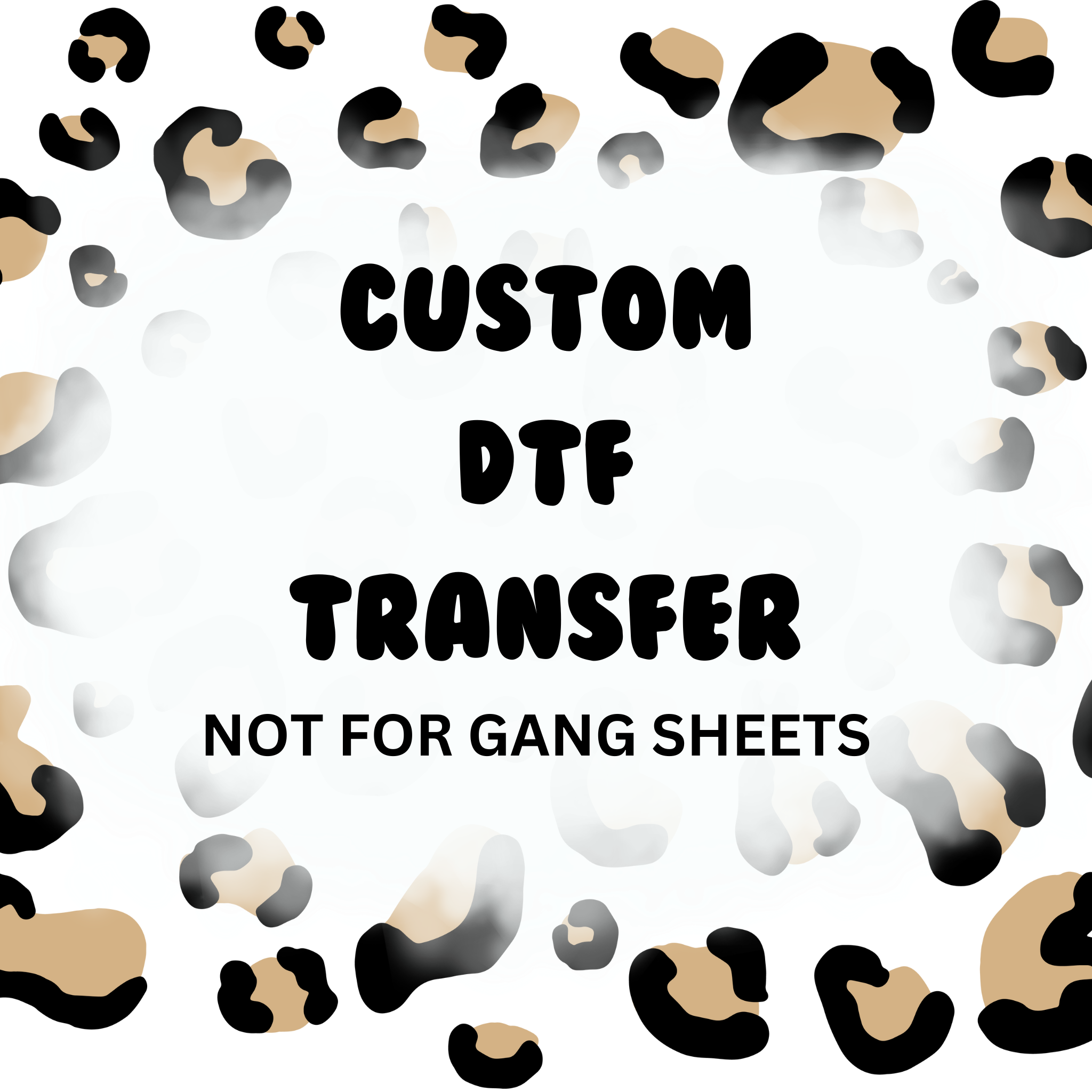 Custom Clear Stickers - Custom DTF Transfers