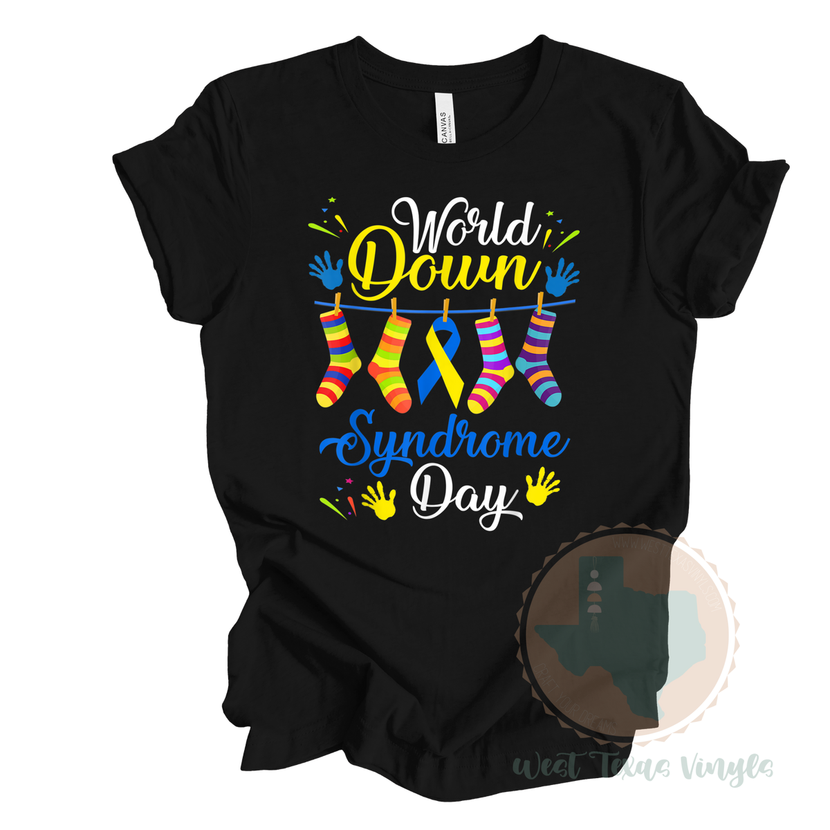 Dtf world Down syndrome awareness – West Texas Vinyls